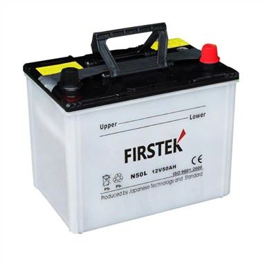N50L 12V 50AH JIS droog opgeladen autoaccu