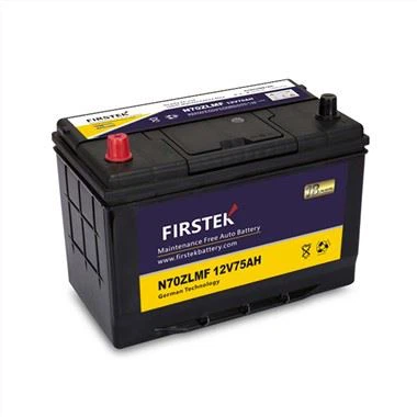 N70ZL 12V 75AH onderhoudsvrije autoaccu
